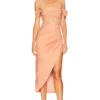 ROBE MI-LONGUE ROSANA Copper