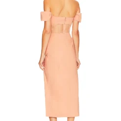 ROBE MI-LONGUE ROSANA Copper 5 ROBE MI-LONGUE ROSANA Copper -Ravis Mode Soldes Boutique NBDR WD2804 V3