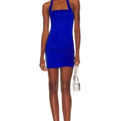 ROBE KIYA Bright Blue -Ravis Mode Soldes Boutique NBDR WD2808 V2