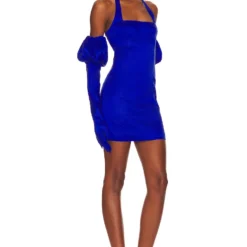 ROBE KIYA Bright Blue -Ravis Mode Soldes Boutique NBDR WD2808 V3