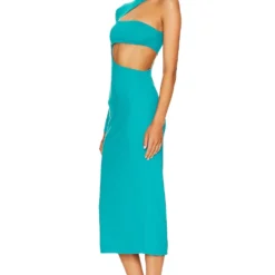 ROBE AMAIA Turquoise 6 ROBE AMAIA Turquoise -Ravis Mode Soldes Boutique NBDR WD2833 V3