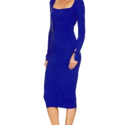 ROBE SALINA Cobalt Blue -Ravis Mode Soldes Boutique NBDR WD2836 V3