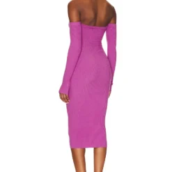 ROBE MARCELLA Purple 5 ROBE MARCELLA Purple -Ravis Mode Soldes Boutique NBDR WD2877 V3