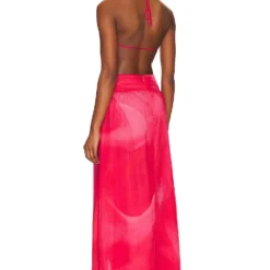 ROBE TILLY Pink Ombre 5 ROBE TILLY Pink Ombre -Ravis Mode Soldes Boutique NBDR WD2880 V3