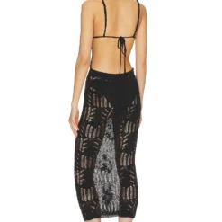 ROBE ELYSE Black -Ravis Mode Soldes Boutique NBDR WD2907 V3