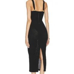 ROBE EDALENE Black -Ravis Mode Soldes Boutique NBDR WD2950 V3