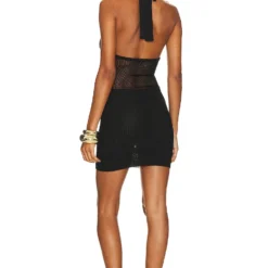 ROBE NINA Black 5 ROBE NINA Black -Ravis Mode Soldes Boutique NBDR WD2963 V3