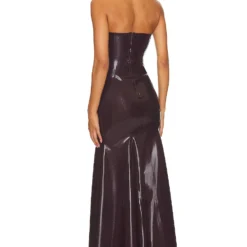 ROBE DE SOIRÉE SERA Oxblood 5 ROBE DE SOIRÉE SERA Oxblood -Ravis Mode Soldes Boutique NBDR WD2998 V3