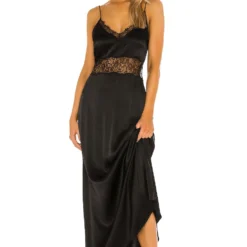 ROBE CARACO LACE Black