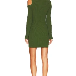 ROBE AISHA Olive 8 ROBE AISHA Olive -Ravis Mode Soldes Boutique NHOX WD385 V4