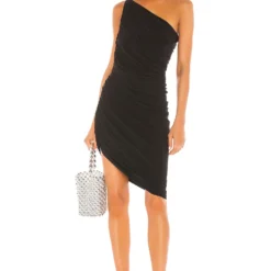 Norma Kamali ROBE COURTE DIANA Black