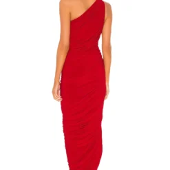 Norma Kamali ROBE DE SOIRÉE DIANA Red -Ravis Mode Soldes Boutique NKAM WD222 V3