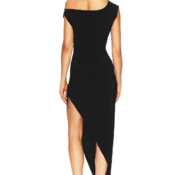 Norma Kamali ROBE DE SOIRÉE Black -Ravis Mode Soldes Boutique NKAM WD390 V3