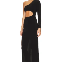 Norma Kamali ROBE DE SOIRÉE SHANE Black -Ravis Mode Soldes Boutique NKAM WD435 V3