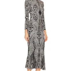 Norma Kamali ROBE Studs -Ravis Mode Soldes Boutique NKAM WD450 V2