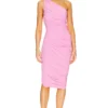 Norma Kamali ROBE DIANA Candy Pink