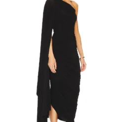 Norma Kamali ROBE DE SOIRÉE DIANA Black -Ravis Mode Soldes Boutique NKAM WD468 V2