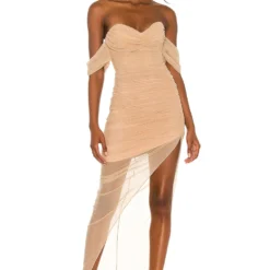ROBE DE SOIRÉE DITA Nude -Ravis Mode Soldes Boutique NKIE WD467 V1 2