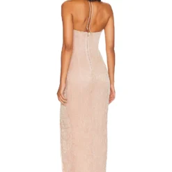 ROBE DE SOIRÉE HALLE CUT OUT Nude 6 ROBE DE SOIRÉE HALLE CUT OUT Nude -Ravis Mode Soldes Boutique NKIE WD553 V3