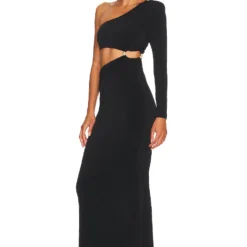 ROBE DE SOIRÉE TIA RING Black -Ravis Mode Soldes Boutique NKIE WD555 V3