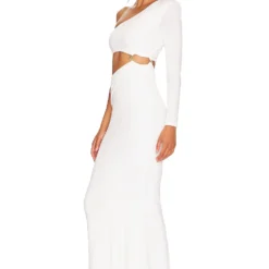 ROBE DE SOIRÉE TIA RING White -Ravis Mode Soldes Boutique NKIE WD556 V3