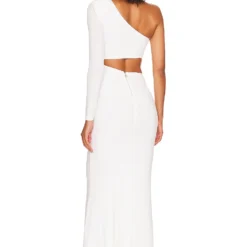 ROBE DE SOIRÉE TIA RING White -Ravis Mode Soldes Boutique NKIE WD556 V4
