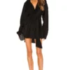 ROBE DAFNE Black