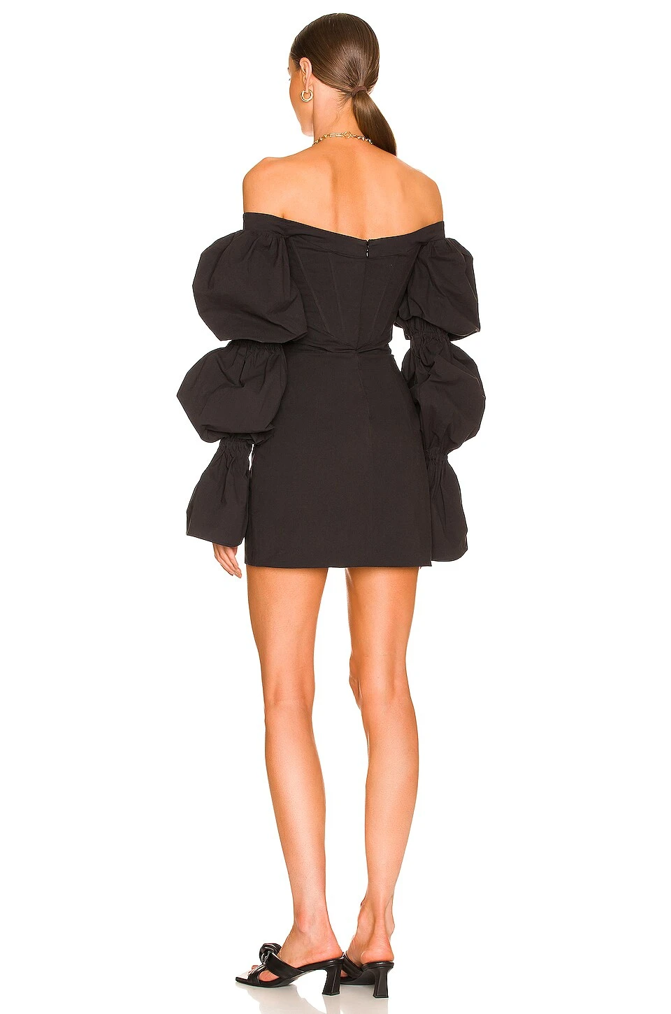 ROBE COURTE KENZY Black 3 ROBE COURTE KENZY Black – Image 3