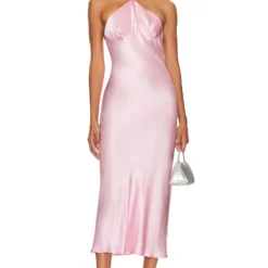 ROBE MI-LONGUE PORTLAND Blossom Pink -Ravis Mode Soldes Boutique NROL WD55 V1 1