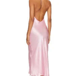 ROBE MI-LONGUE PORTLAND Blossom Pink -Ravis Mode Soldes Boutique NROL WD55 V3