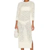 ROBE PULL GEORGINA Off White