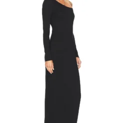 ROBE MAXI MOON Black -Ravis Mode Soldes Boutique NYOU WD25 V2