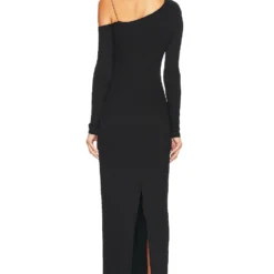 ROBE MAXI MOON Black -Ravis Mode Soldes Boutique NYOU WD25 V4