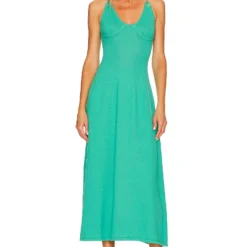 Olivia Rubin ROBE MAXI SLOANE Green