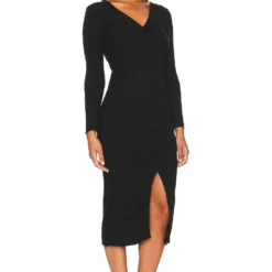 ROBE MI-LONGUE ISLA Black 4 ROBE MI-LONGUE ISLA Black -Ravis Mode Soldes Boutique ONEG WD28 V2