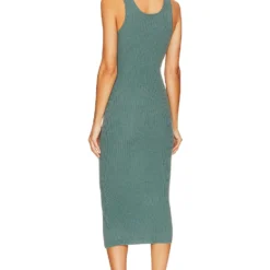 ROBE MI-LONGUE SAWYER Eucalyptus 5 ROBE MI-LONGUE SAWYER Eucalyptus -Ravis Mode Soldes Boutique ONEG WD30 V3