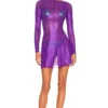 OSEREE ROBE LAME Purple