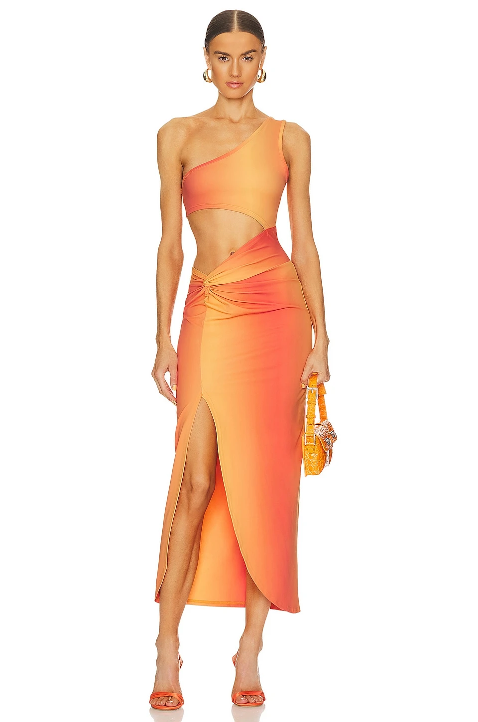 OW Collection ROBE ISABEL Gradient Print 1 OW Collection ROBE ISABEL Gradient Print