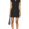 Paige ROBE COURTE JAXSYN Washed Black