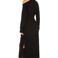 Paige ROBE RAUNDI Black 7 Paige ROBE RAUNDI Black -Ravis Mode Soldes Boutique PAIG WD77 V4