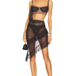 ROBE DESIREE Black/tan