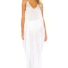 ROBE MAXI GRECIAN White Leopard