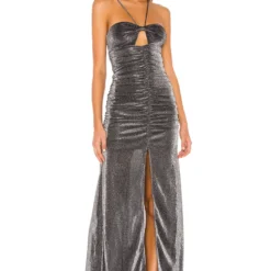ROBE SELENE Metallic Silver
