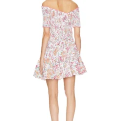 ROBE COURTE SOLEDAD PINK AQUARELLE 5 ROBE COURTE SOLEDAD PINK AQUARELLE -Ravis Mode Soldes Boutique PSTB WD249 V3