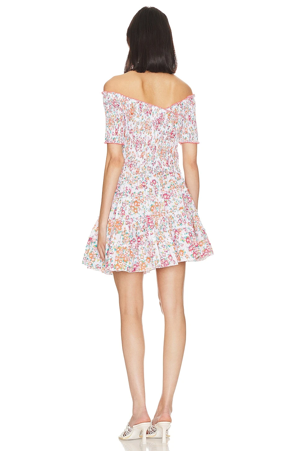 ROBE COURTE SOLEDAD PINK AQUARELLE 3 ROBE COURTE SOLEDAD PINK AQUARELLE – Image 3