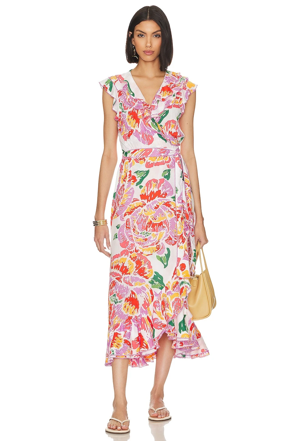 ROBE AUDE ORANGE MACRO PEONY 1 ROBE AUDE ORANGE MACRO PEONY