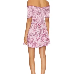 ROBE SOLEDAD PURPLE PIVOINE -Ravis Mode Soldes Boutique PSTB WD259 V3