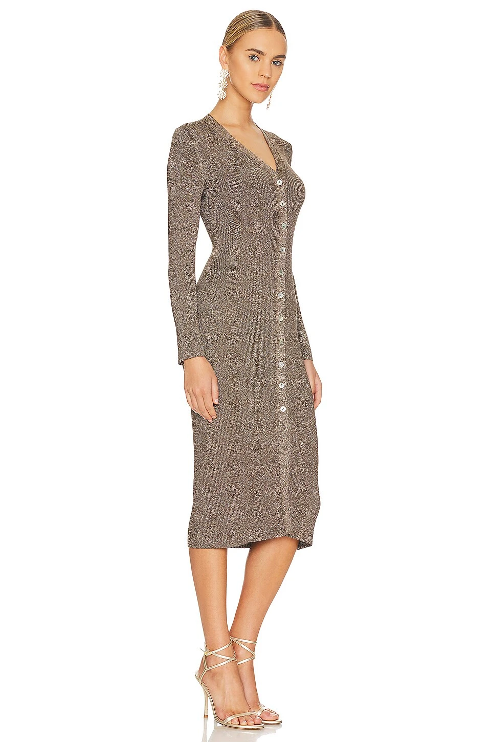 RAILS ROBE PULL LORRAINE Gold Lurex 2 RAILS ROBE PULL LORRAINE Gold Lurex – Image 2