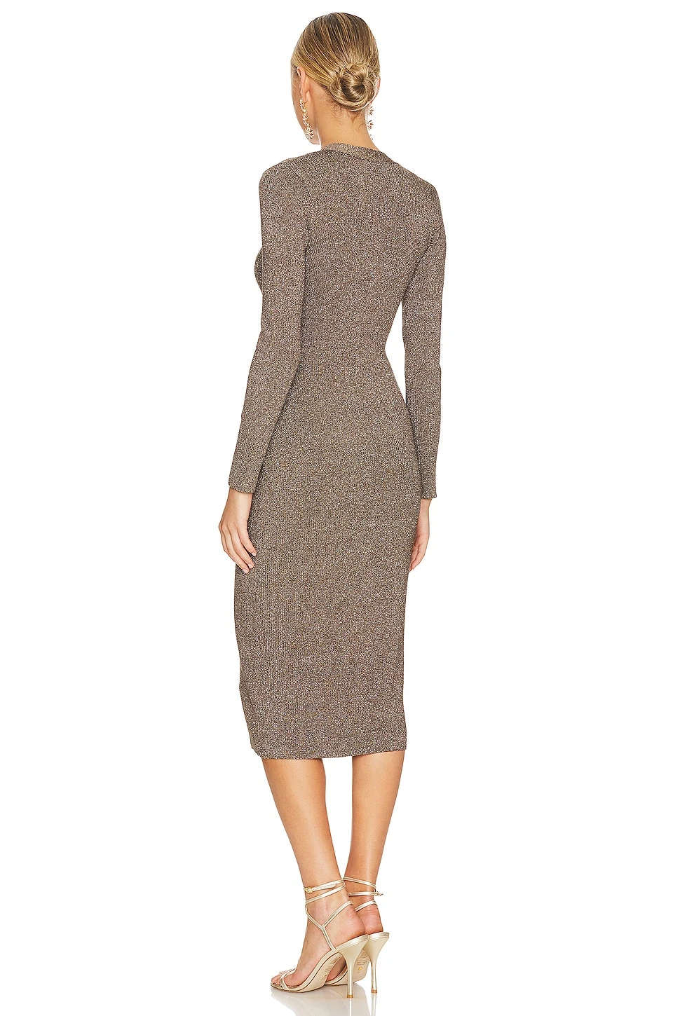 RAILS ROBE PULL LORRAINE Gold Lurex 3 RAILS ROBE PULL LORRAINE Gold Lurex – Image 3