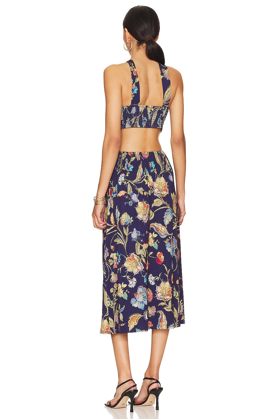 ROBE MI-LONGUE ALLUNDRA Dockside Floral 3 ROBE MI-LONGUE ALLUNDRA Dockside Floral – Image 3